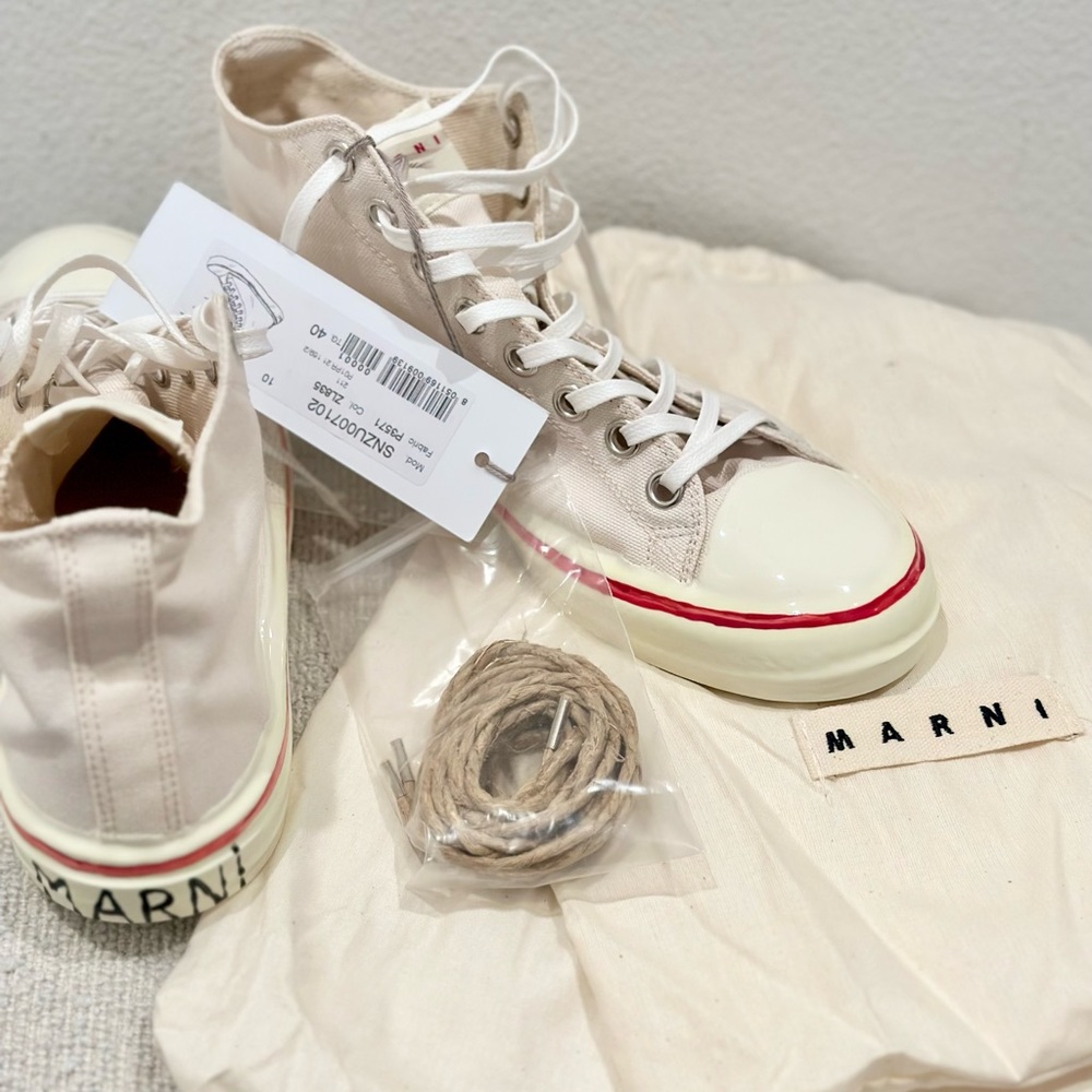 MARNI Canvas Hightop Shoes